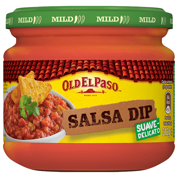 un barattolo di salsa Old El Paso delicata, 312 g