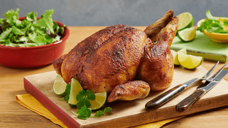 POLLO ARROSTO FACILE CON FAJITAS