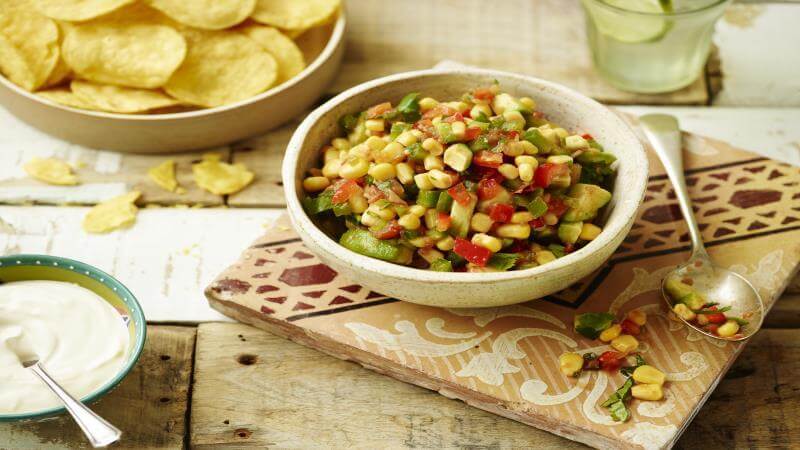 Salsa Avocado Corn